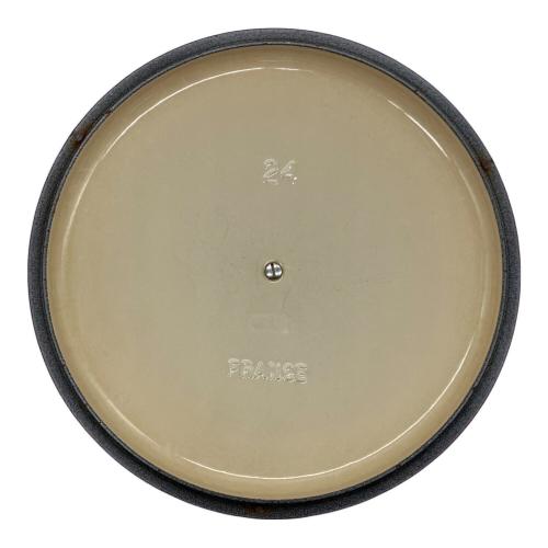 LE CREUSET (ルクルーゼ) ホーロー鍋 SIZE 24CM レッド ココット・ロンド