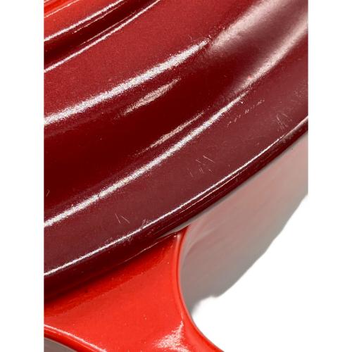 LE CREUSET (ルクルーゼ) ホーロー鍋 SIZE 24CM レッド ココット・ロンド