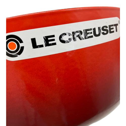 LE CREUSET (ルクルーゼ) ホーロー鍋 SIZE 24CM レッド ココット・ロンド