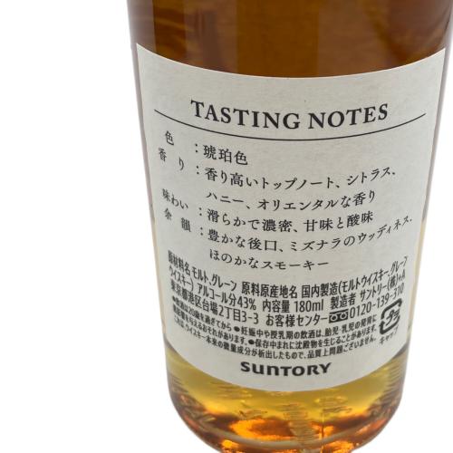 サントリー 感謝 ジャパニーズウィスキー 180ml
