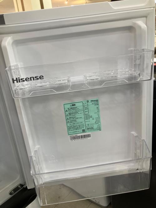 Hisense (ハイセンス) 2ドア冷蔵庫 HR-D13E4W 2025年製 135L