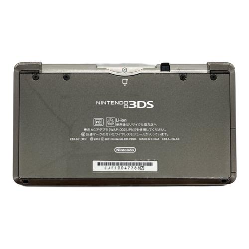 Nintendo (ニンテンドー) Nintendo 3DS CTR-001 液晶画面ヤケ有 コスモブラック
