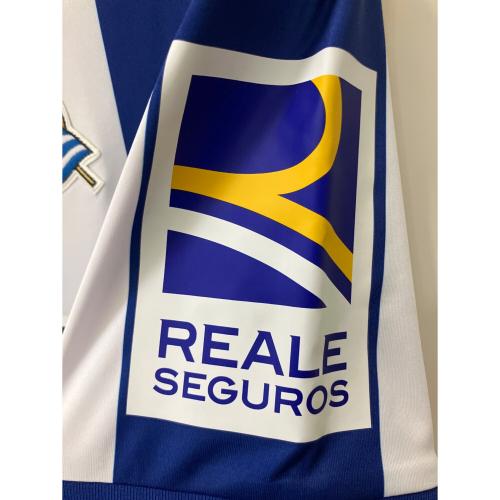 レアル・ソシエダ (-) サッカーユニフォーム 24-25シーズン メンズ SIZE L ホワイト×ブルー