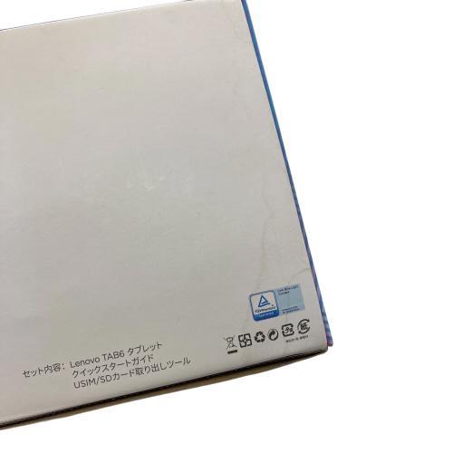 LENOVO (レノボ) TAB6 A101LV｜トレファクONLINE