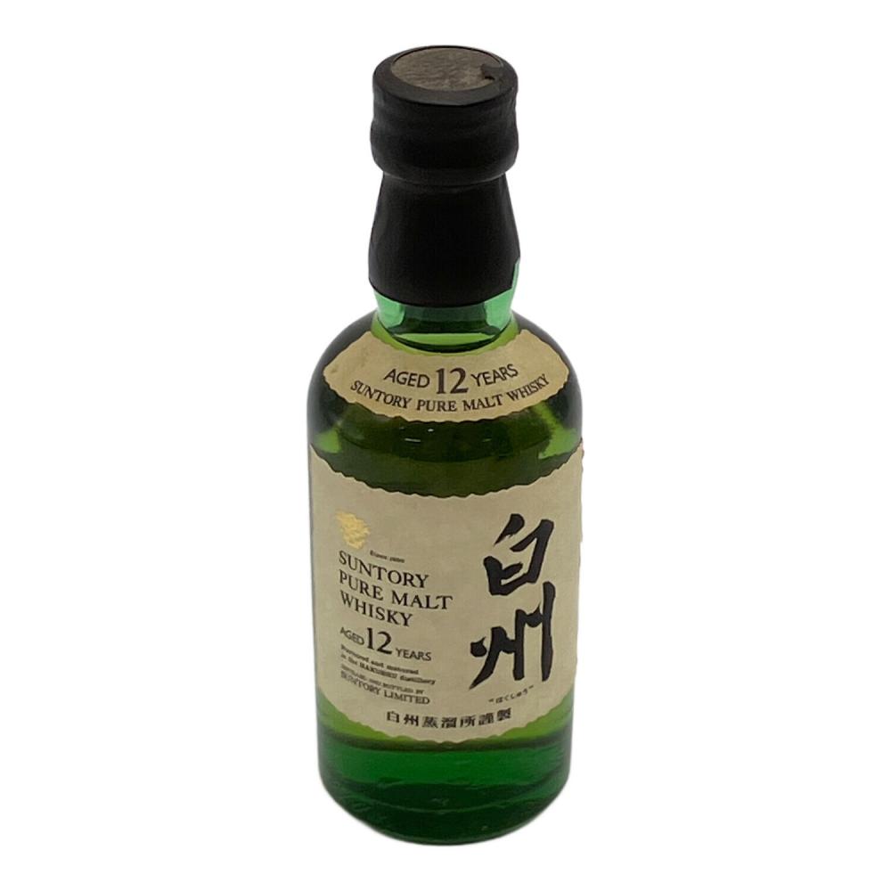 サントリー 白州 ジャパニーズウイスキー 12年 50ml｜トレファクONLINE