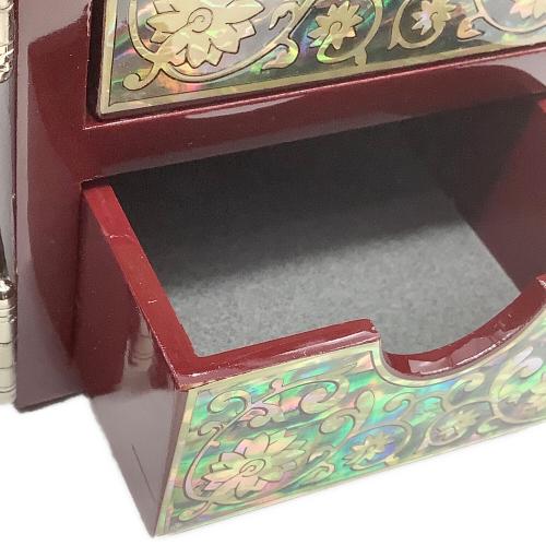 螺鈿細工引き出し付ジュエリーボックス