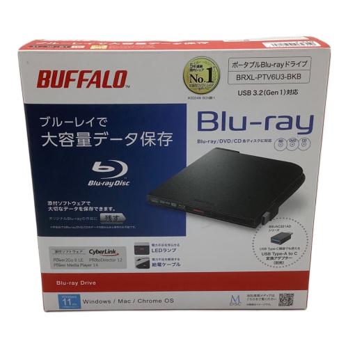 BUFFALO (バッファロー) ポータブルBlu-rayドライブ BRXL-PTV6U3-BKB