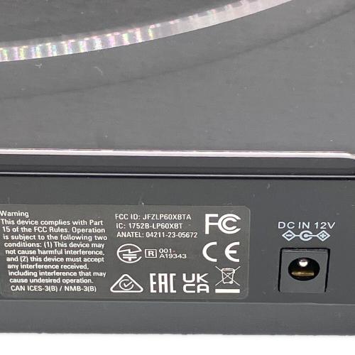 audio-technica (オーディオテクニカ) レコードプレーヤー AT-LP60XBT 2019年製
