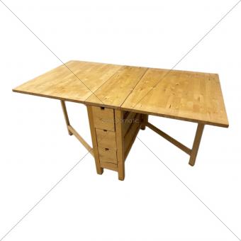 IKEA (イケア) ゲートレッグテーブル ナチュラル NORDEN