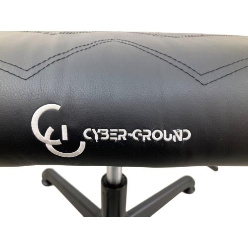 cyber ground (サイバーグラウンド) ゲーミングオットマン ブラック