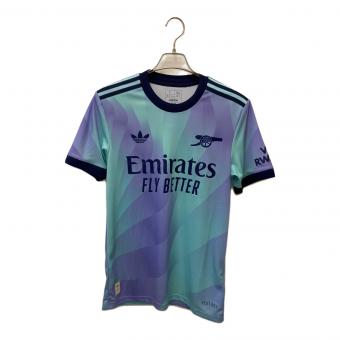 adidas (アディダス) サッカーウェア(トップス) IZ0112 アーセナル 24/25 サード オーセンティックユニフォーム メンズ SIZE M ブルー×パープル