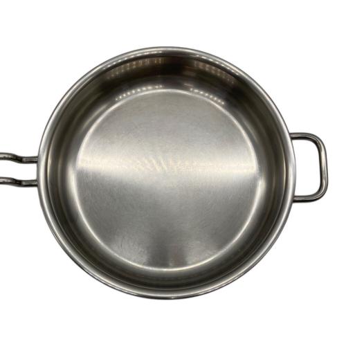 GEO PRODUCT (ジオプロダクト) フライパン SIZE 25cm シルバー ALCOR7