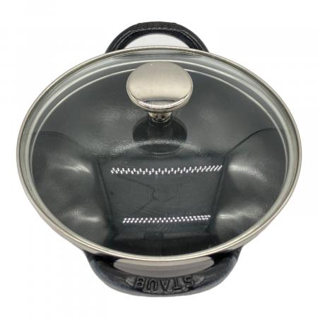 Staub (ストウブ) 両手鍋 16cm ブラック×パープル ベビーウォック