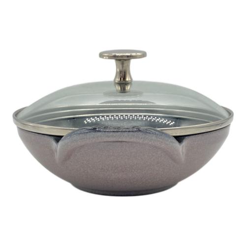 Staub (ストウブ) 両手鍋 16cm ブラック×パープル ベビーウォック