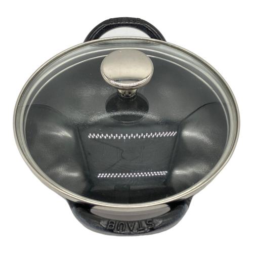 Staub (ストウブ) 両手鍋 16cm ブラック×パープル ベビーウォック