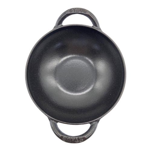 Staub (ストウブ) 両手鍋 16cm ブラック×パープル ベビーウォック