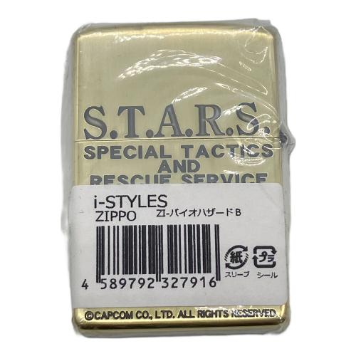ZIPPO (ジッポ) オイルライター 2024年製 S.T.A.R.S/バイオハザード/真鍮