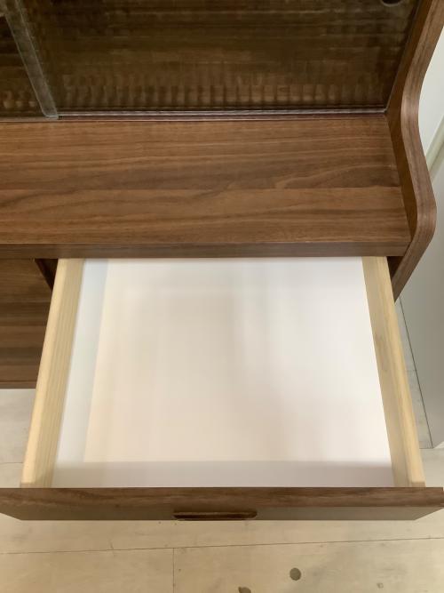 ASTER (アスター) 900HG　ガラスチェスト ブラウン