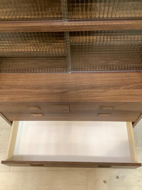 ASTER (アスター) 900HG　ガラスチェスト ブラウン