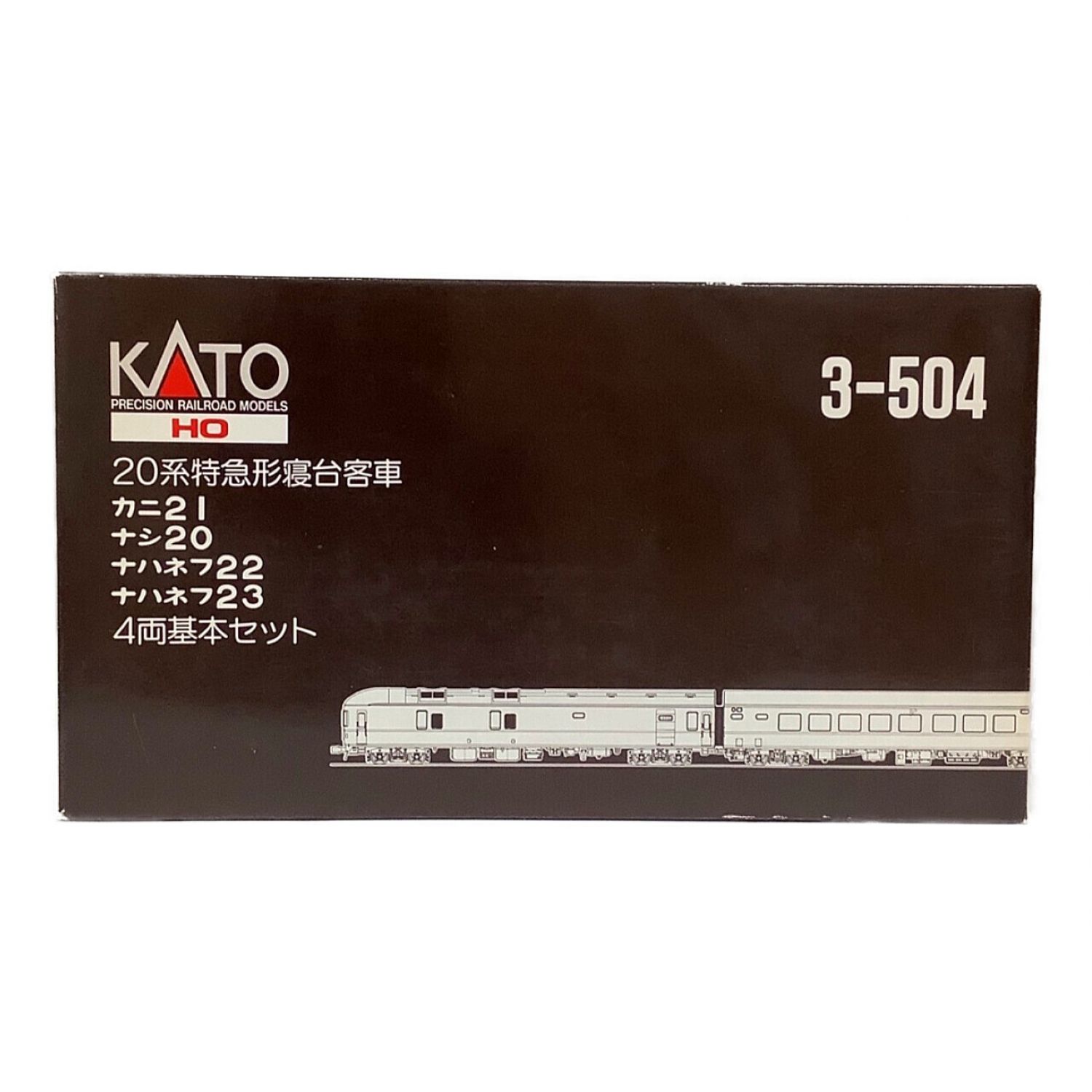 KATO (カトー) HOゲージ 4両車両セット 20系特急形寝台客車 3-504｜トレファクONLINE