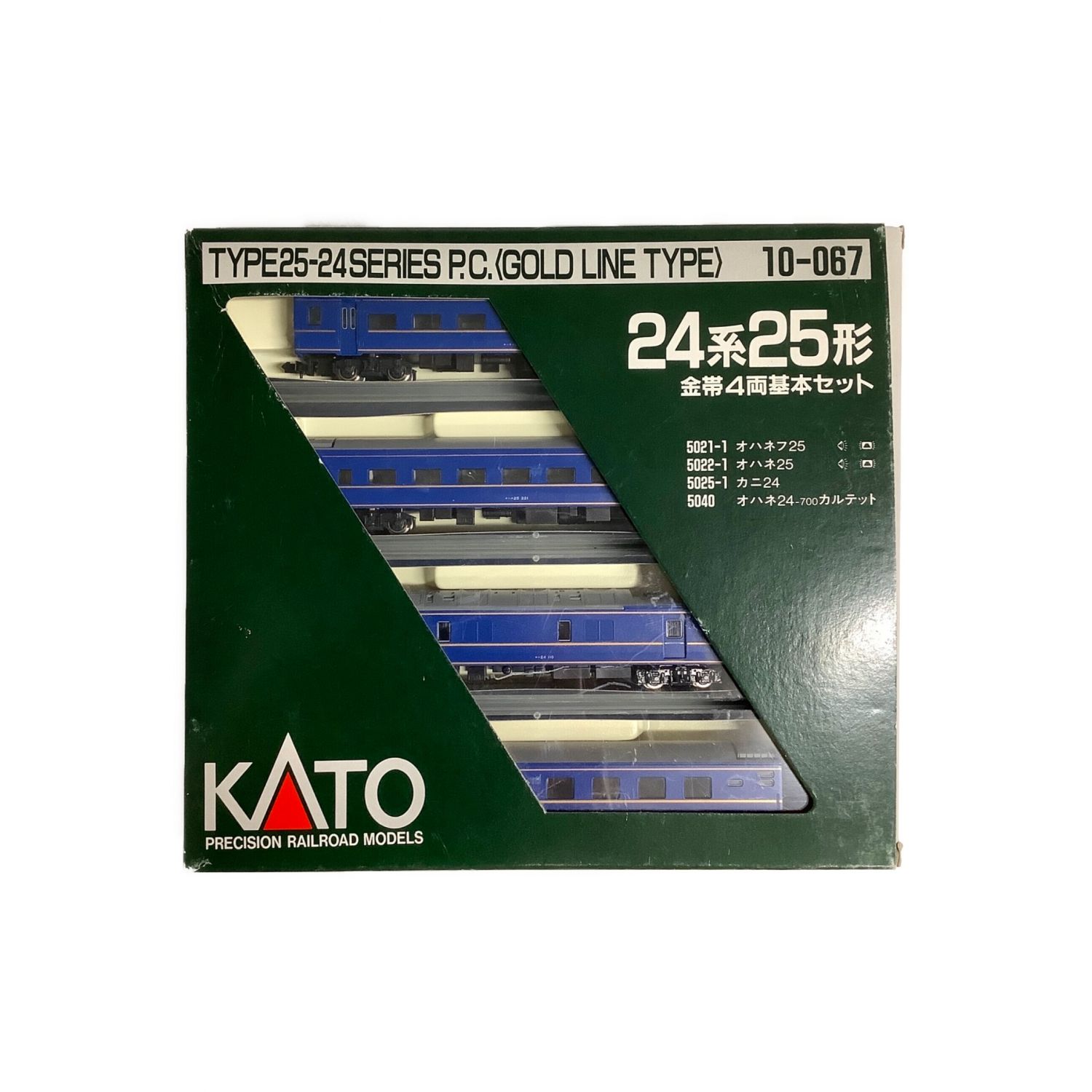 KATO (カトー) Nゲージ 24形25形金帯4両基本セット 10-067｜トレファク 