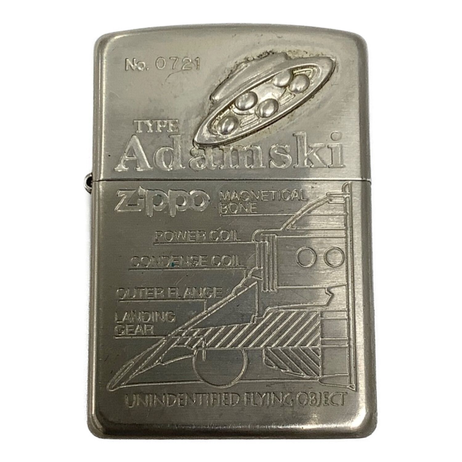 ZIPPO (ジッポ) オイルライター TYPE Adamski No.0721【1996年4月製造