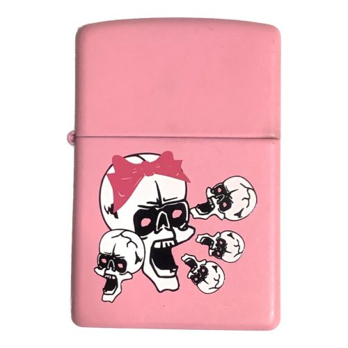 ZIPPO ドクロモチーフ/ピンク 2004年｜トレファクONLINE