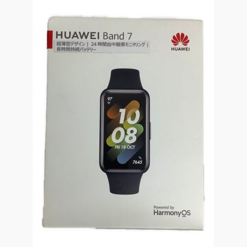 交通障害HUAWEI Band 7 グラファイトブラック 腕時計(デジタル)