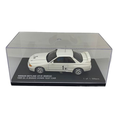 模型 1/43 NISSAN SKYLINE GT-R BNR32 1989 Gr.A SHAKE DOWN TEST CAR