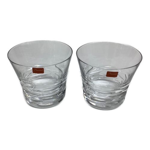 Baccarat  バカラ ローラ　ロックグラス　ペアクリスタルガラスサイズ