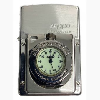 ZIPPO (ジッポ) オイルライター 時計付【1998年10月製造】※時計電池切れ