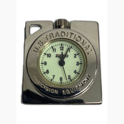 ZIPPO (ジッポ) オイルライター 時計付【1998年10月製造】※時計電池切れ