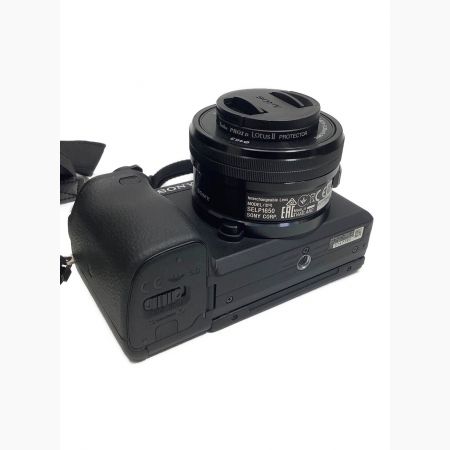 SONY (ソニー) ミラーレス一眼カメラ ILCE-6400 WW715296 2500万画素 専用電池 SDカード対応 Hi+時：最高約11コマ/秒 1/4000～30秒 3147785