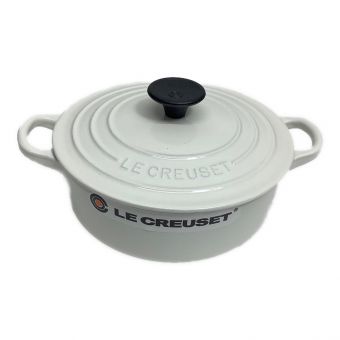 LE CREUSET (ルクルーゼ) ホーロー両手鍋 ホワイト 18 11 103 ココットランド