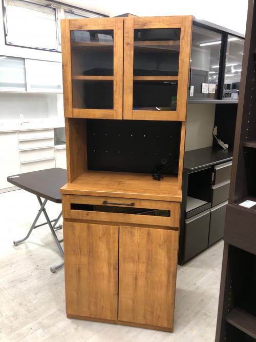 東馬 (トウマ) レンジボード ブラウン 204 2枚扉 kayla