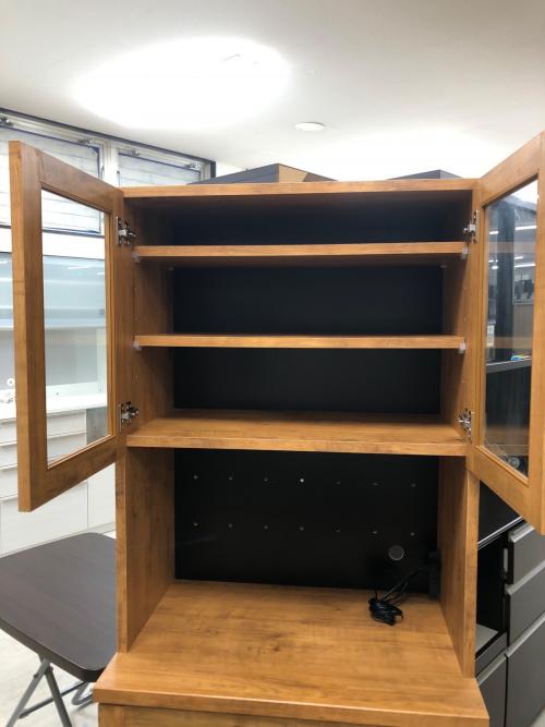 東馬 (トウマ) レンジボード ブラウン 204 2枚扉 kayla