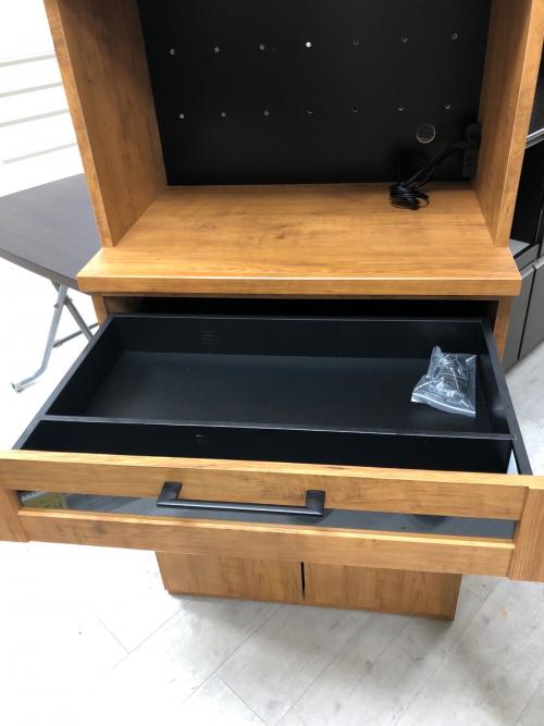 東馬 (トウマ) レンジボード ブラウン 204 2枚扉 kayla