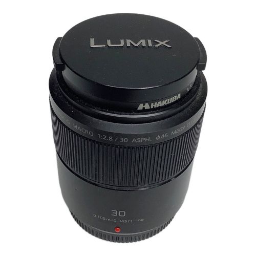 Panasonic (パナソニック) 単焦点マクロレンズ LUMIX G MACRO 30mm F2.8 ASPH. MEGA O.I.S. -