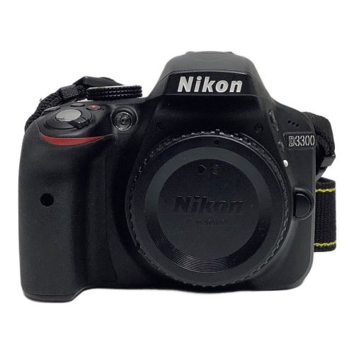 Nikon (ニコン) 一眼レフカメラ D3300 2416万画素(有効画素) APS-C 23.5mm×15.6mm CMOS 標準：ISO100～12800 1/4000～30秒 2095399