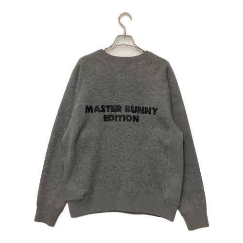 MASTER BUNNY EDITION (マスターバニーエディション) スウェット メンズ SIZE M グレー ゴルフ 758-2270109