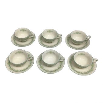 Noritake (ノリタケ) カップ&ソーサー コンテンポラリー 6Pセット