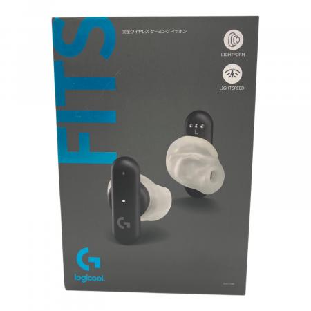 新品 logicool ロジクール FITS GHS-FITSBK イヤホン LOGICOOL (ロジクール) ワイヤレスイヤホン GHS-FITSBK ベタツキ有