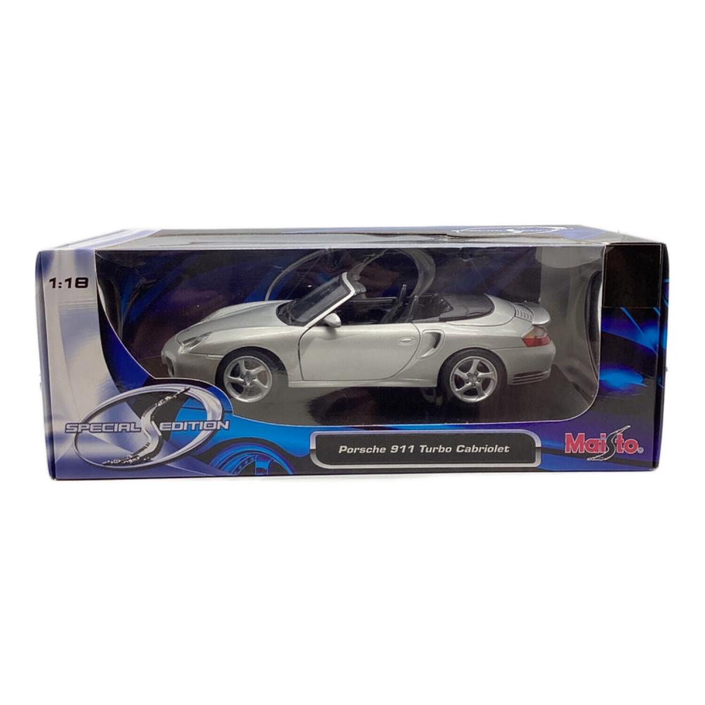 Maisto (マイスト) Prosche 911 Tuurbo Cabriolet モデルカー 1：18