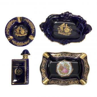 LIMOGES CASTEL (リモージュキャッスル) インテリアプレート・空瓶 4点セット