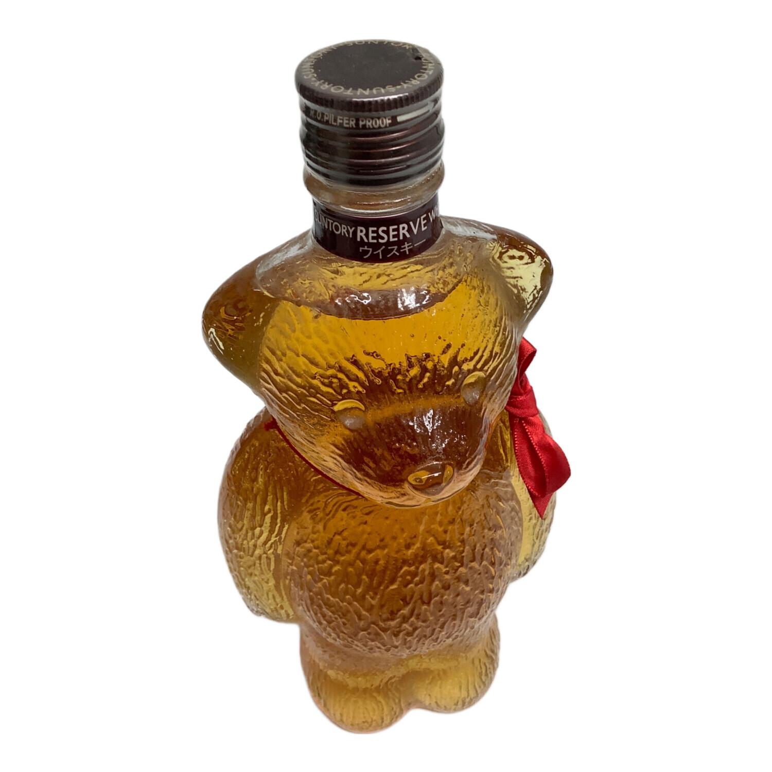 サントリー RESERVE WHISKY 600ml クマさん型ボトル 未開封