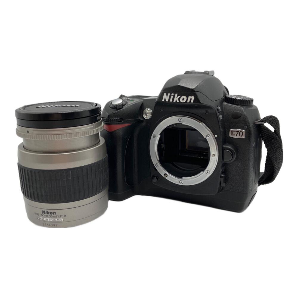ニコン Nikon D70 デジタル一眼レフカメラ 動作確認済み Nikon (ニコン) デジタル一眼レフカメラ D70 610万画素(有効画素