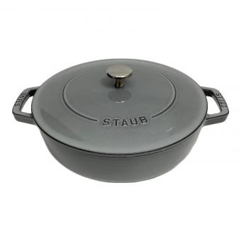 Staub (ストウブ) 両手鍋 SIZE 24cm グレー