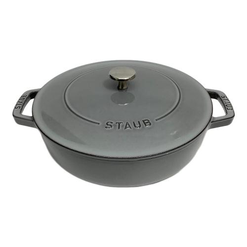 Staub (ストウブ) 両手鍋 SIZE 24cm グレー