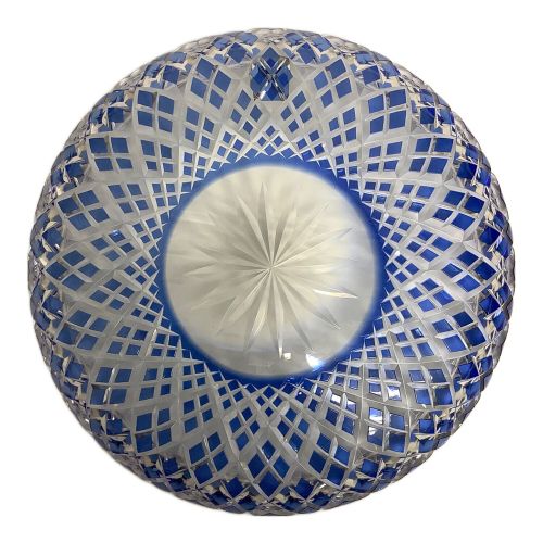 江戸切子 (エドキリコ) 中皿 カガミクリスタル