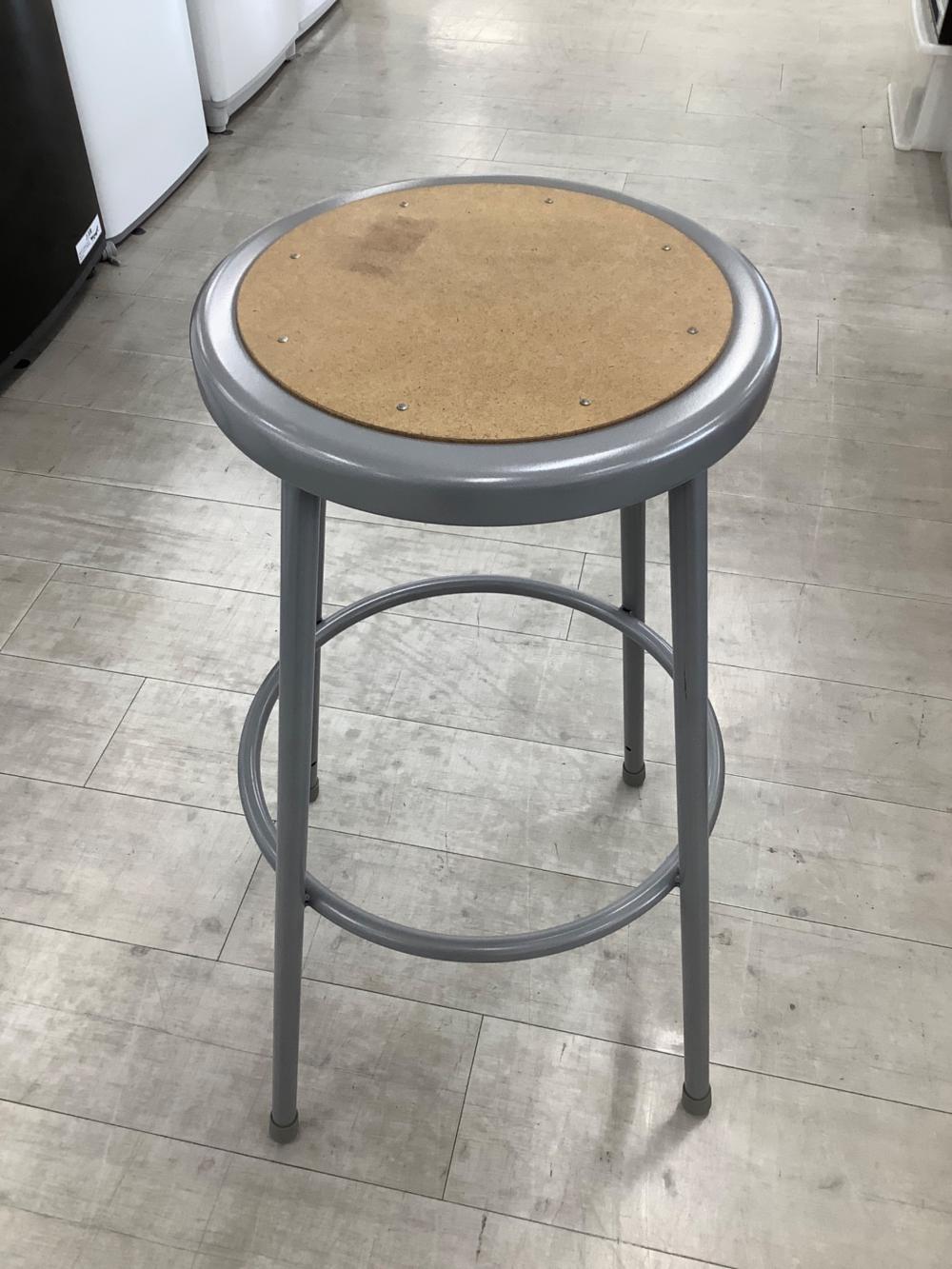 National public seating スチール スツール ヴィンテージ National Public Seating スチールスツール グレー×ブラウン 1人掛け